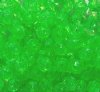 200 6mm Acrylic Faceted Light Green